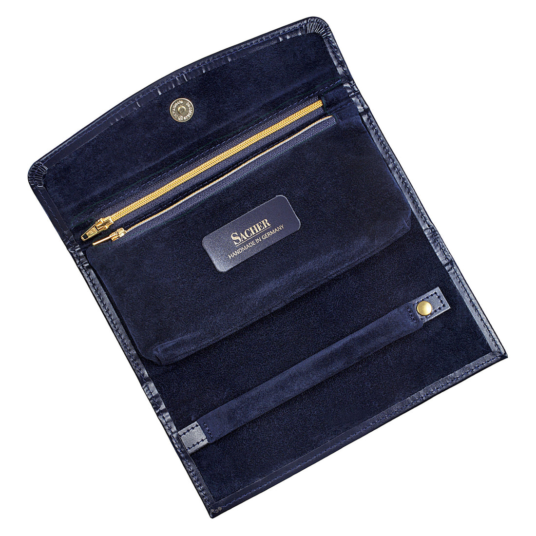 Jewellery roll acuro / navy (leather)