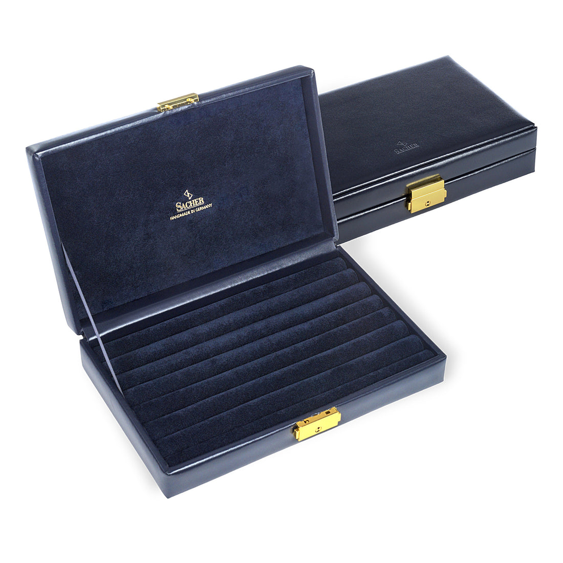 Ring case acuro / navy (leather)