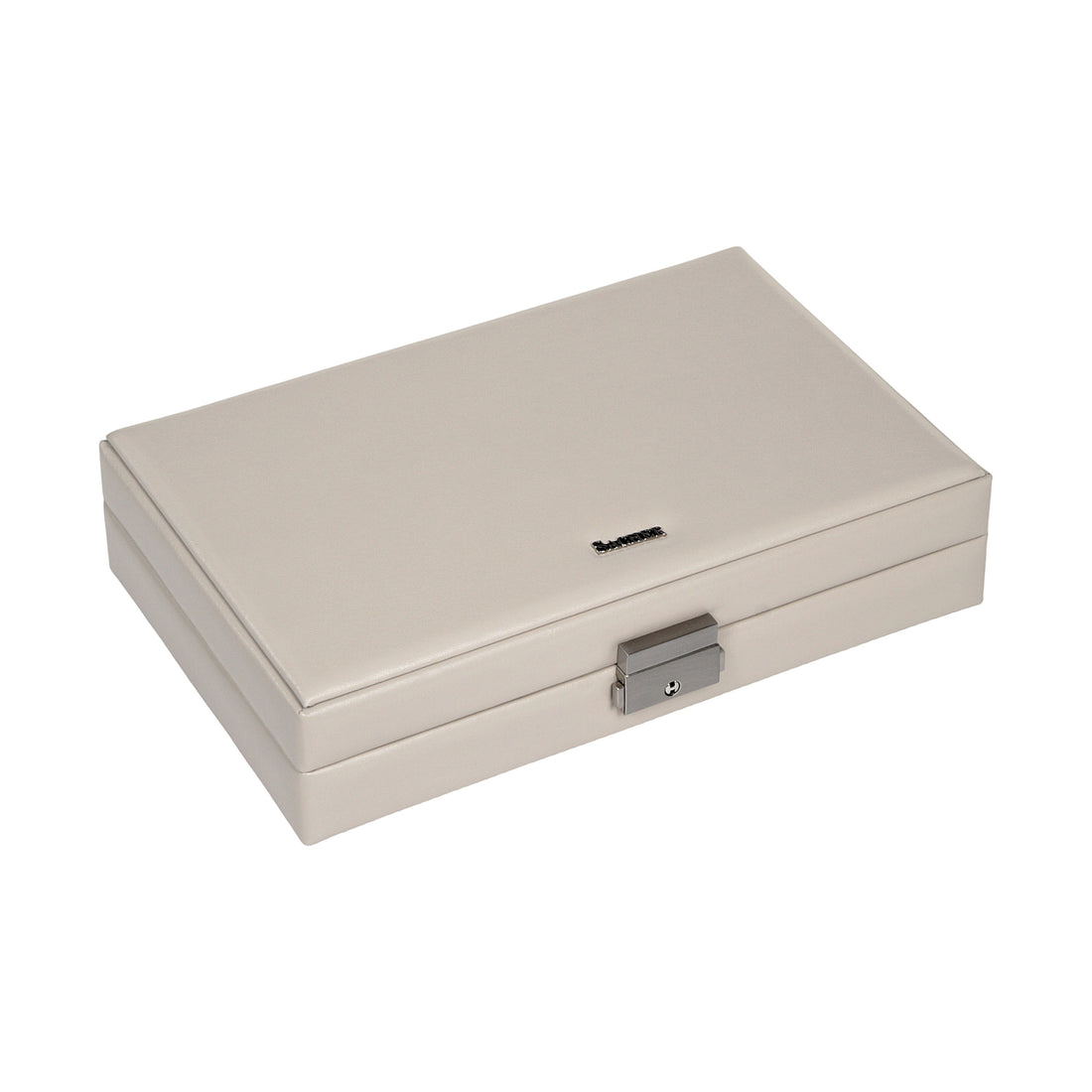 Ring case elegance / sand (full cowhide)