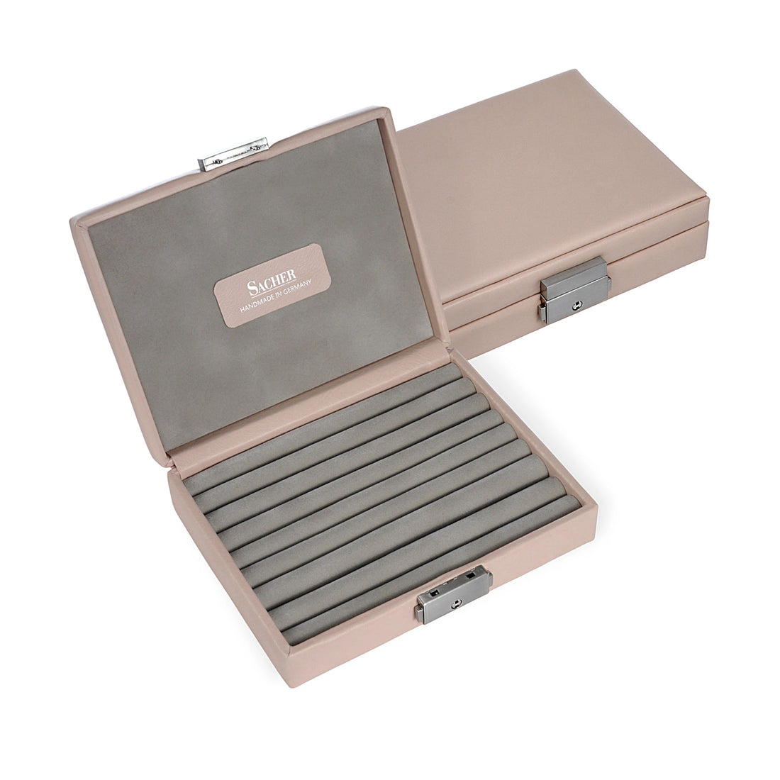 Ring case pastelo / rosé (leather)