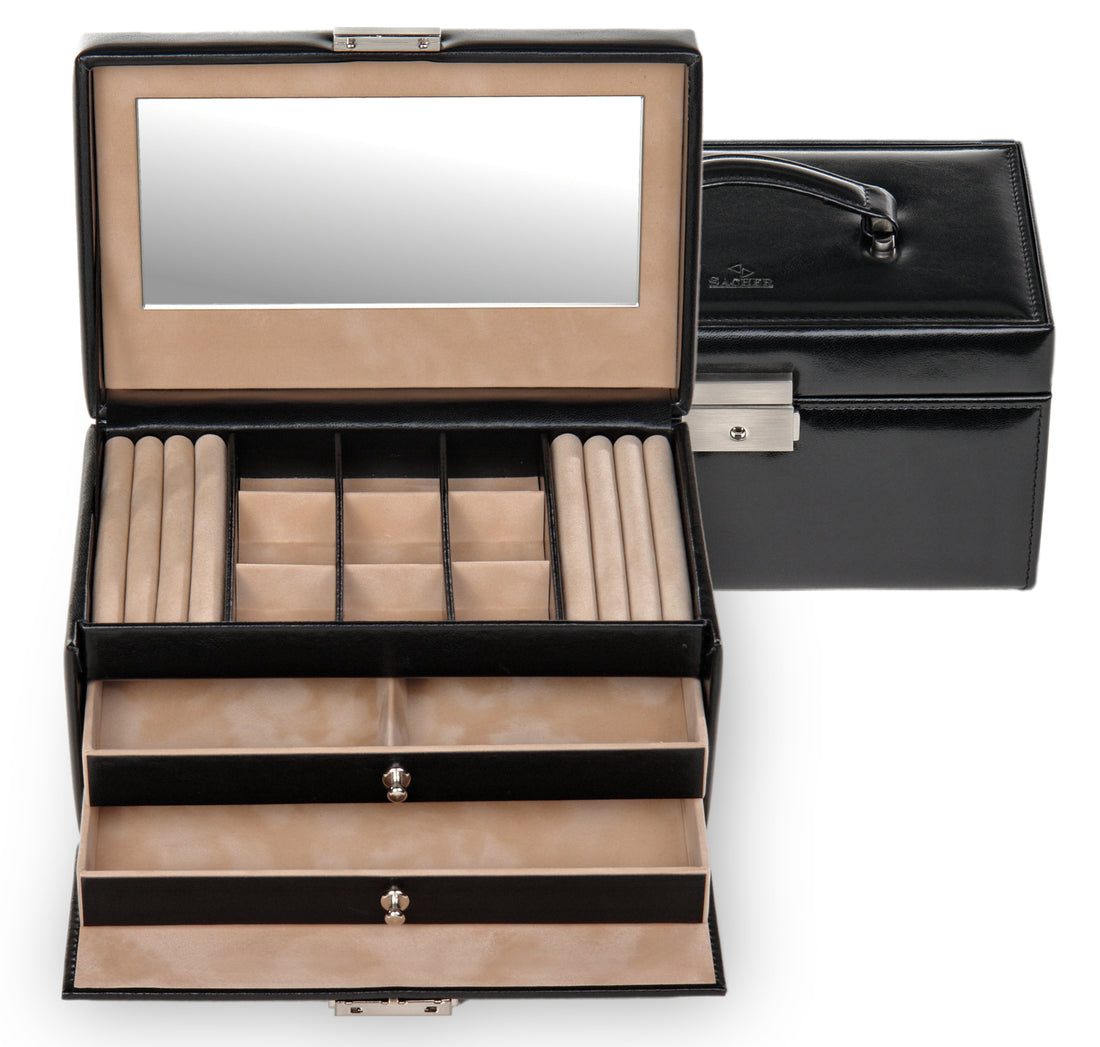 Jewellery box Elly new classic / black (leather)