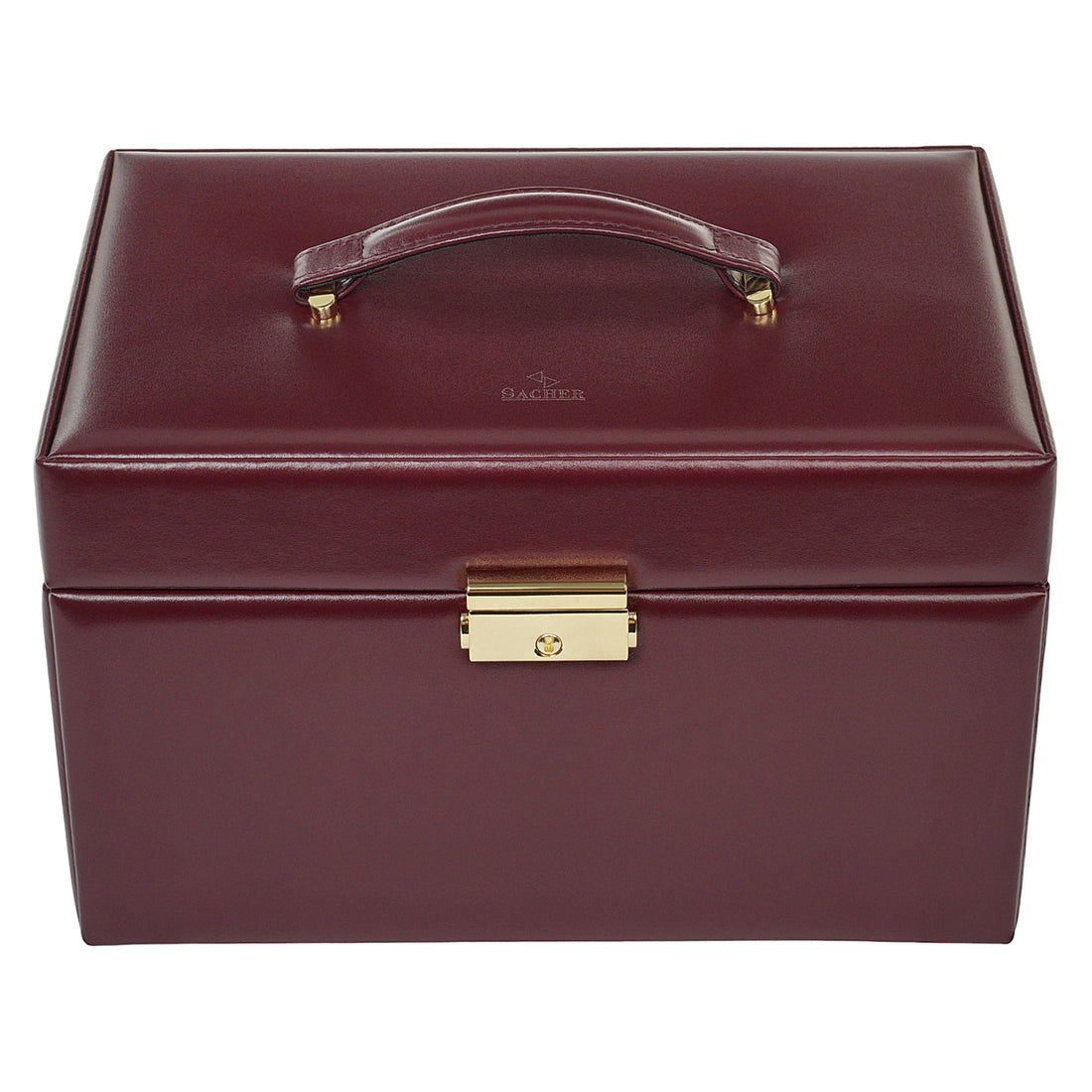 Jewellery box Lena acuro / bordeaux (leather)