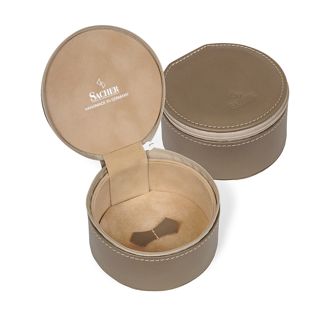 Šperkovnice Betsy nature / taupe (kůže)