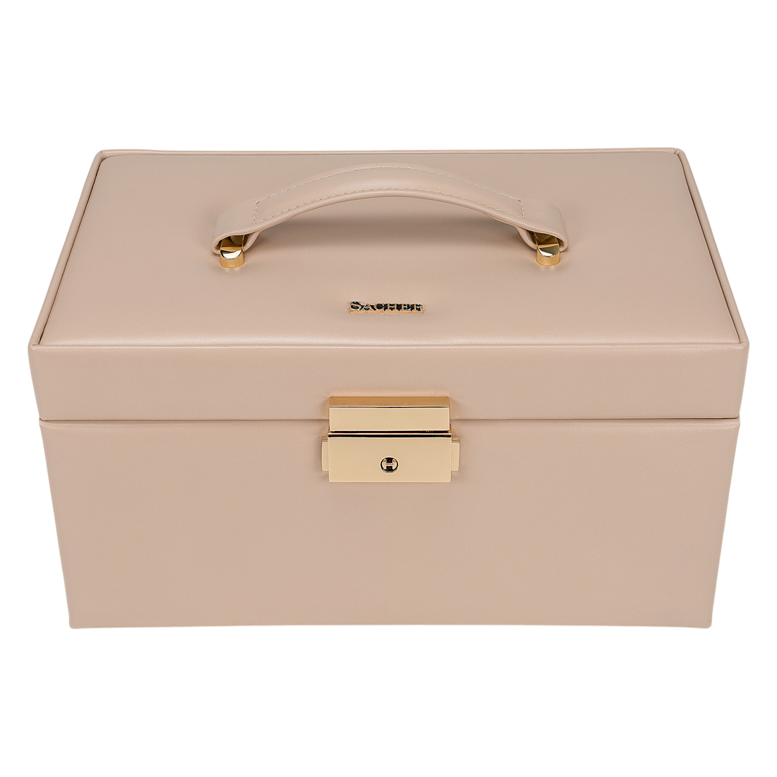 Schmuckkasten Emma pastello / beige (Leder)