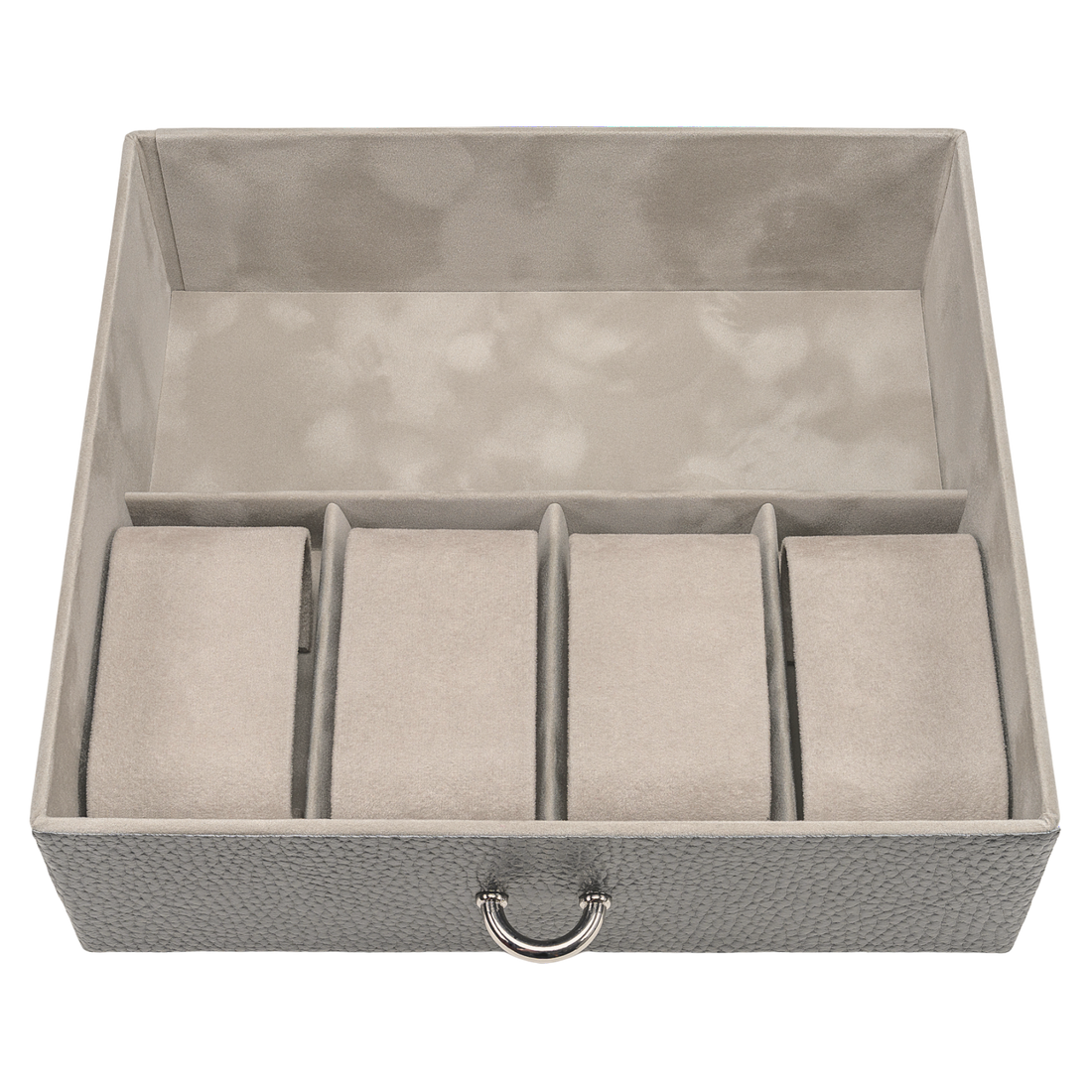 Jewelry box Marta granello / grey (full cowhide)