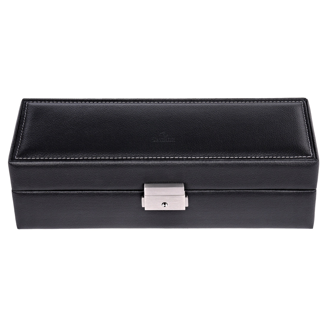 Watch case for 5 watches tamigi sport / black (leather)