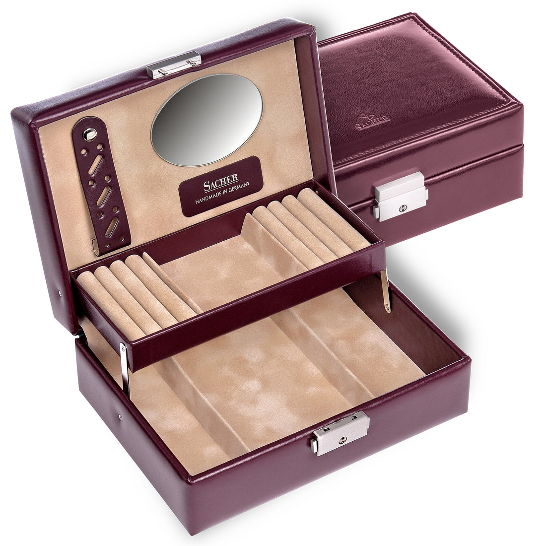 Jewellery box Britta new classic / bordeaux