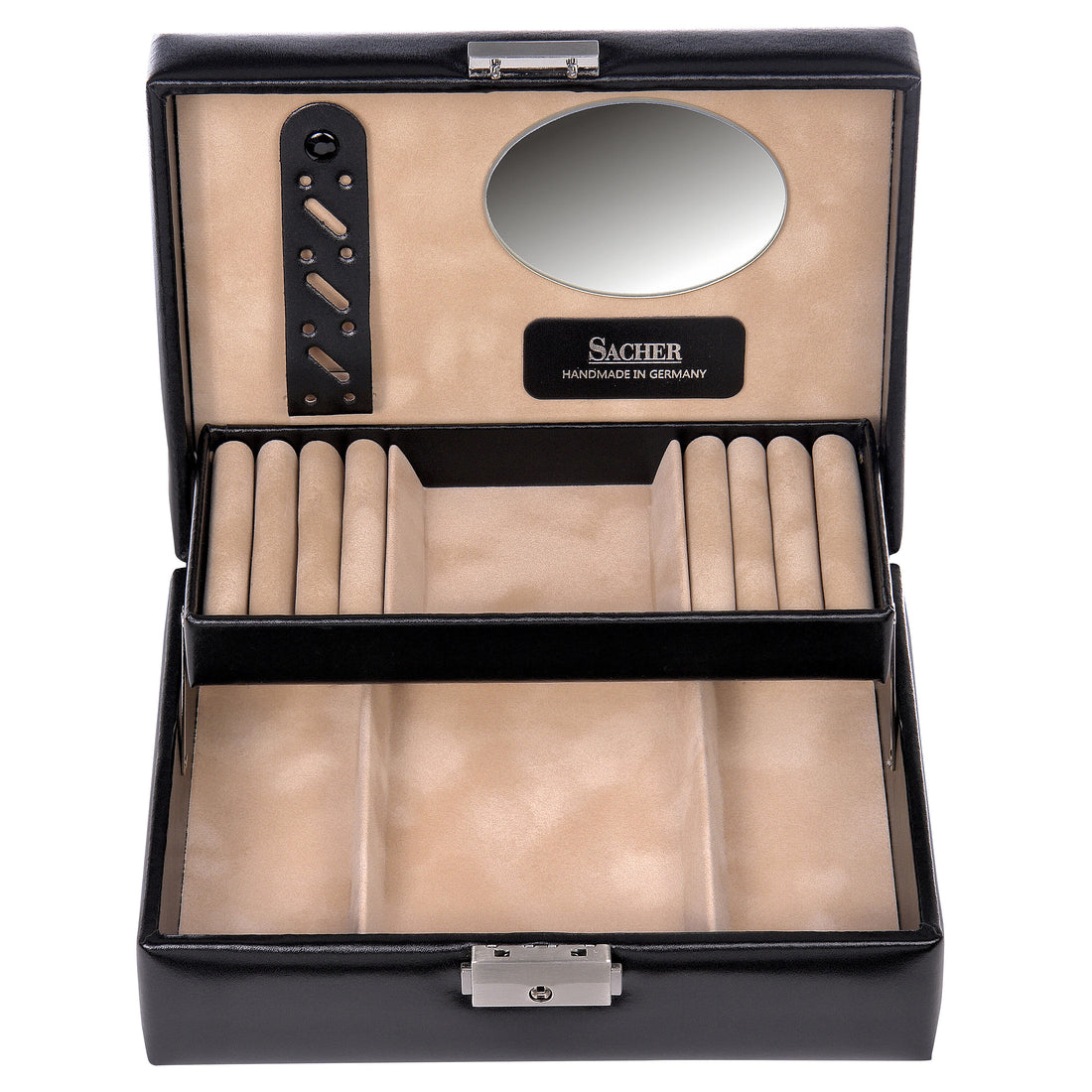 Jewellery box Britta new classic / black (leather)
