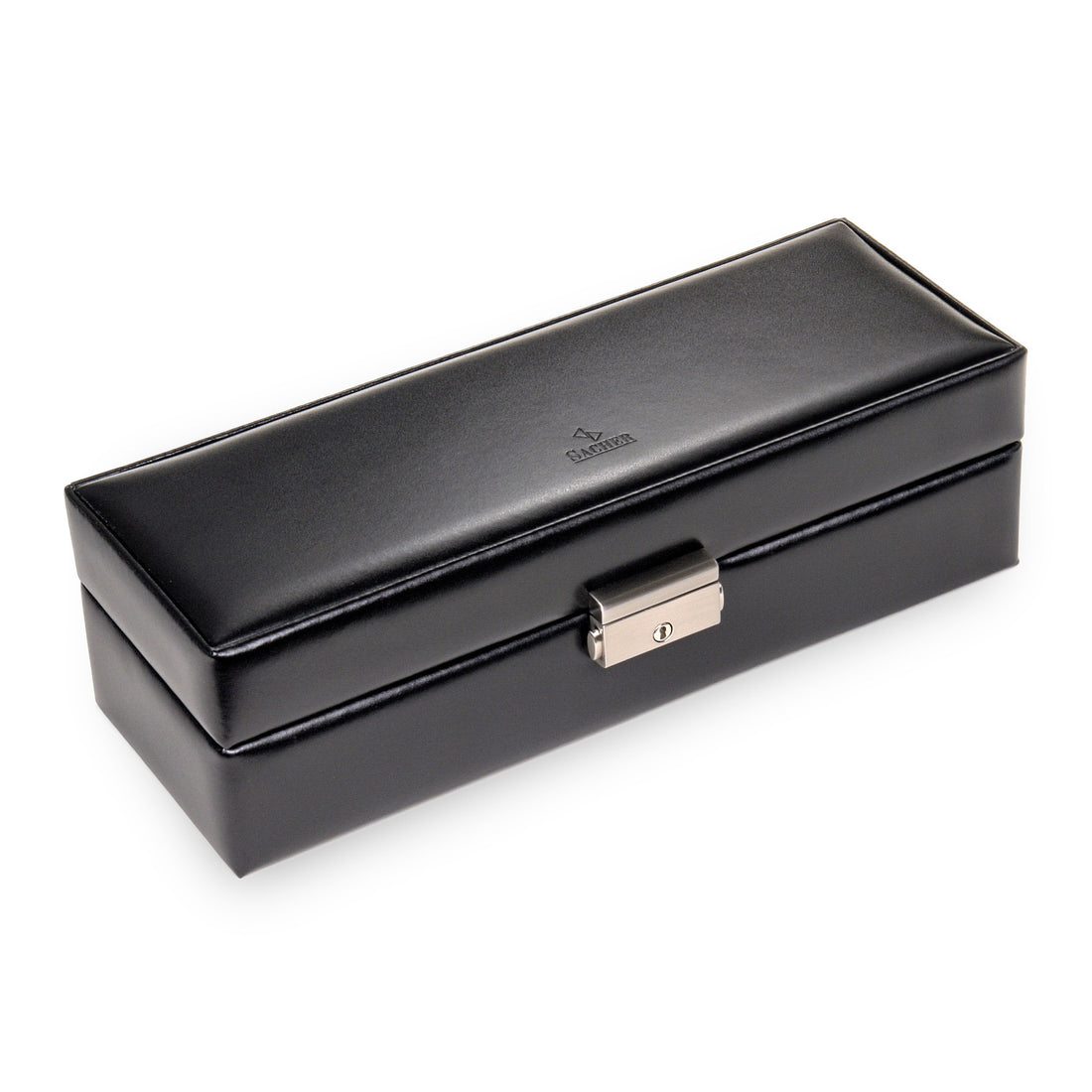 Watch case for 6 watches new classic / black (leather)