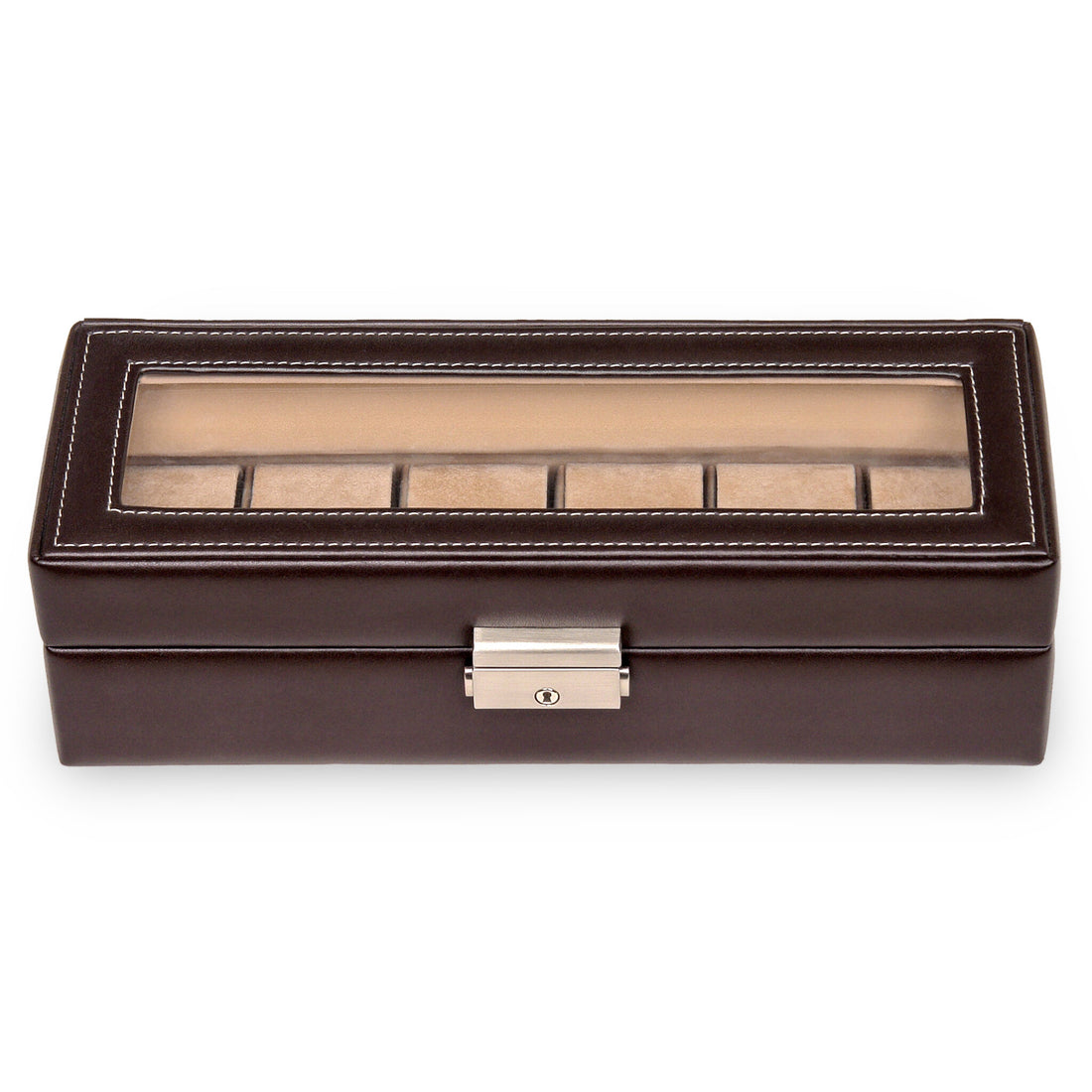 Pouzdro na 6 hodinek new classic / mocca