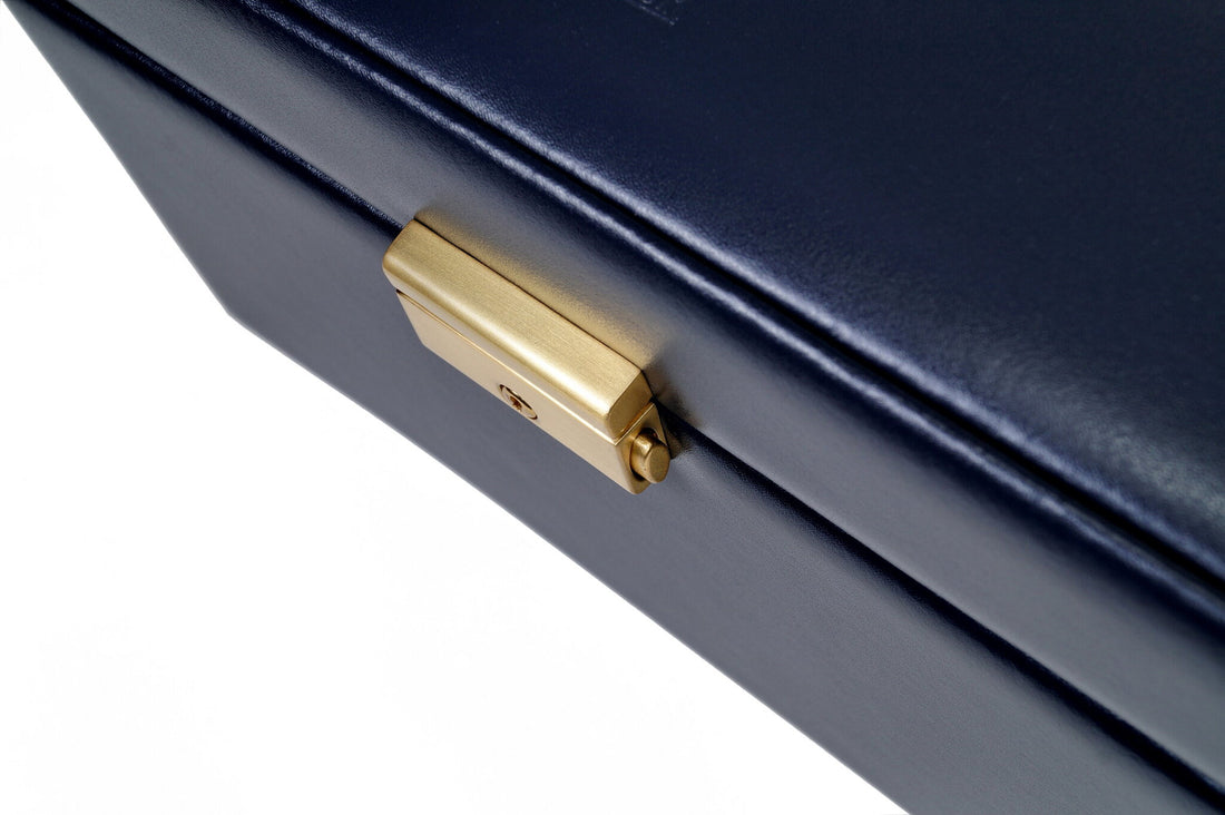 Jewellery box Lena acuro / navy (leather)