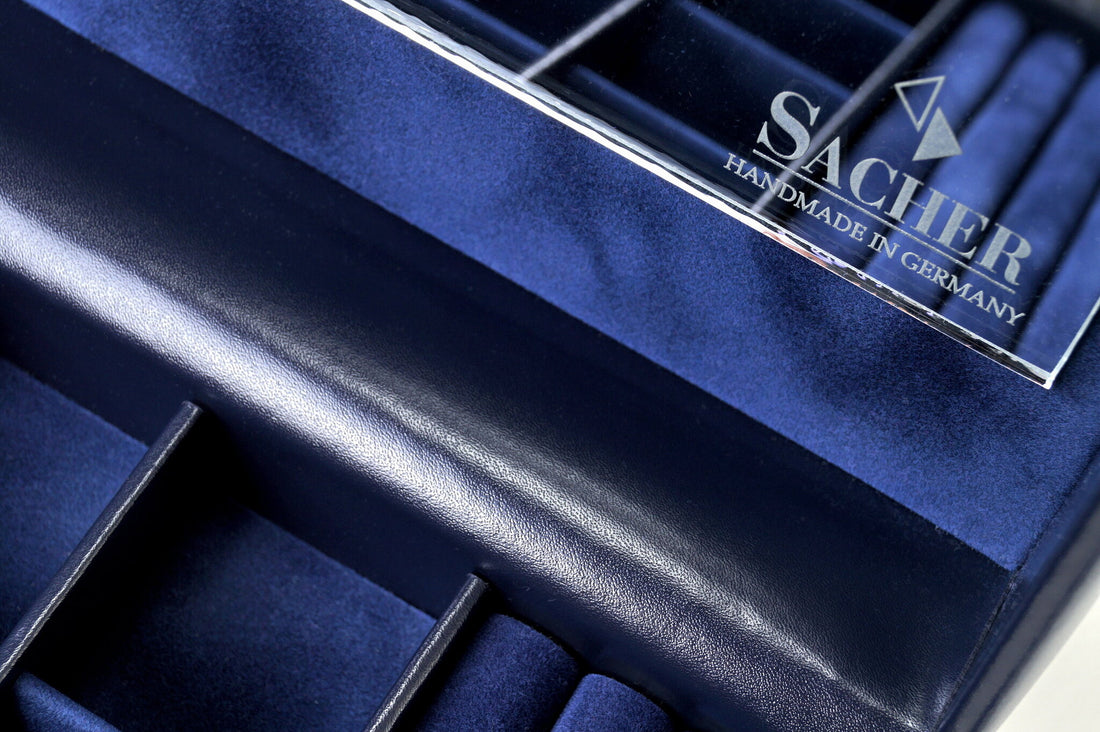Jewellery box Lena acuro / navy (leather)