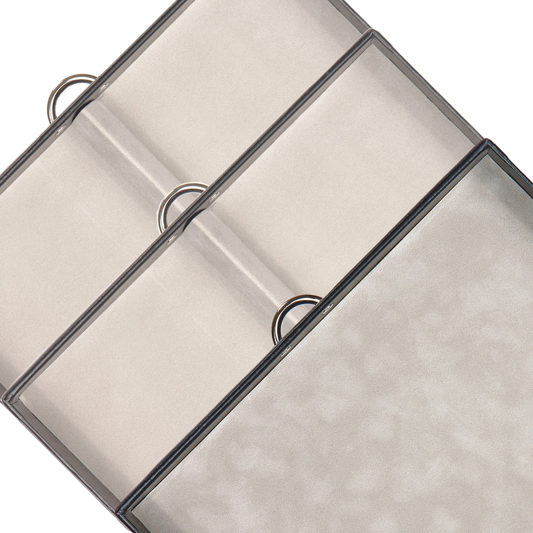 Victoria vario jewellery case / black (leather)
